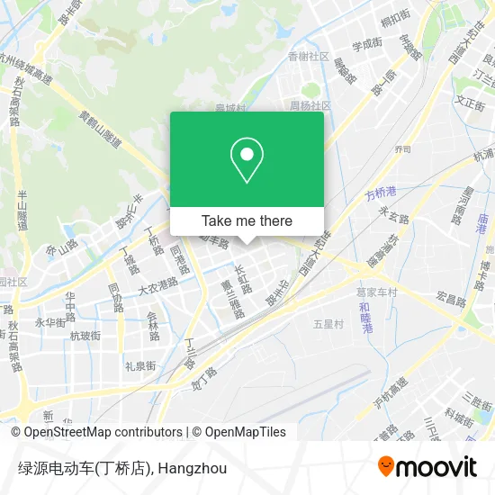 绿源电动车(丁桥店) map