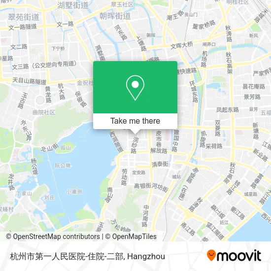 杭州市第一人民医院-住院-二部 map