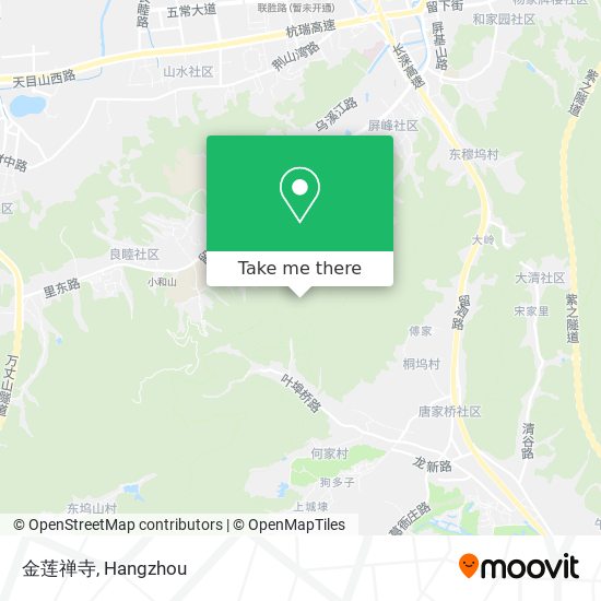金莲禅寺 map