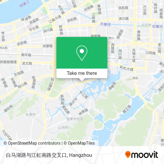 白马湖路与江虹南路交叉口 map