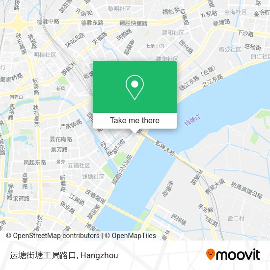 运塘街塘工局路口 map