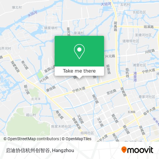 启迪协信杭州创智谷 map