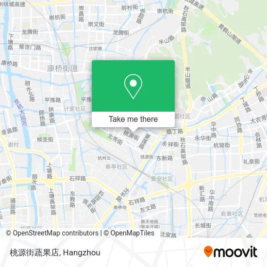 桃源街蔬果店 map