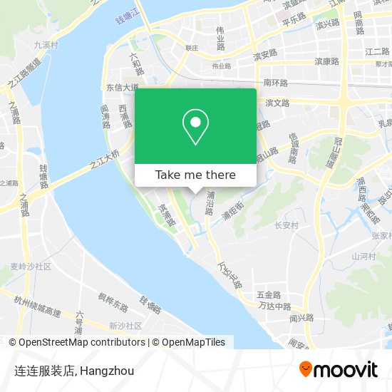 连连服装店 map