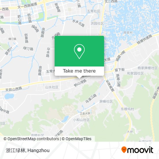 浙江绿林 map