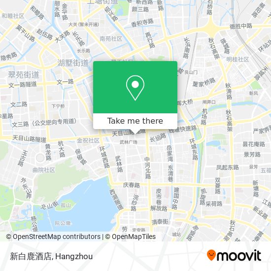 新白鹿酒店 map
