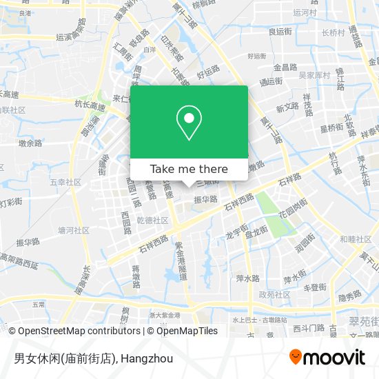 男女休闲(庙前街店) map