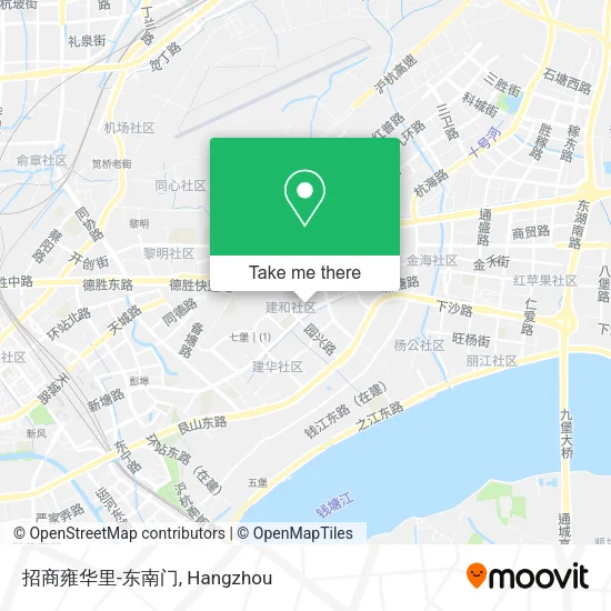 招商雍华里-东南门 map