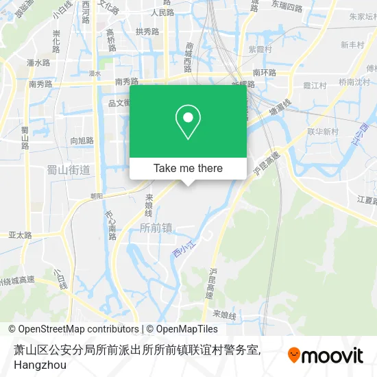 萧山区公安分局所前派出所所前镇联谊村警务室 map