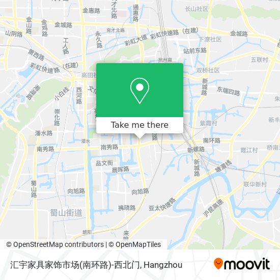 汇宇家具家饰市场(南环路)-西北门 map