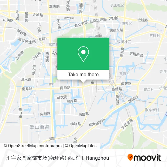 汇宇家具家饰市场(南环路)-西北门 map