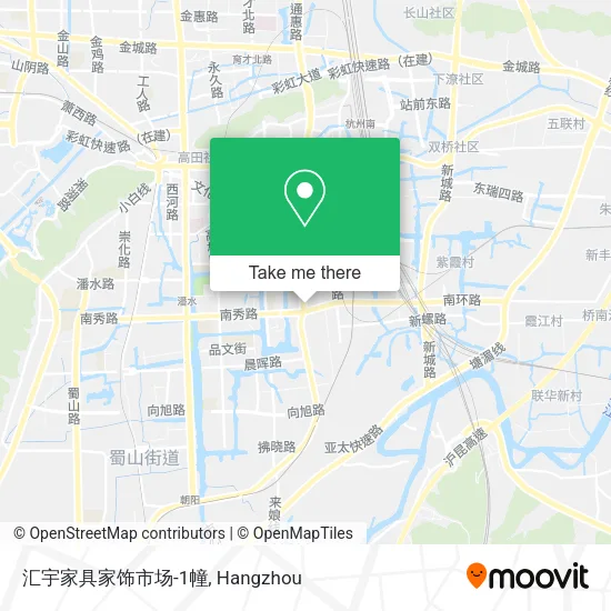 汇宇家具家饰市场-1幢 map