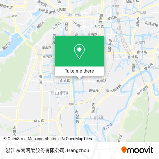 浙江东南网架股份有限公司 map