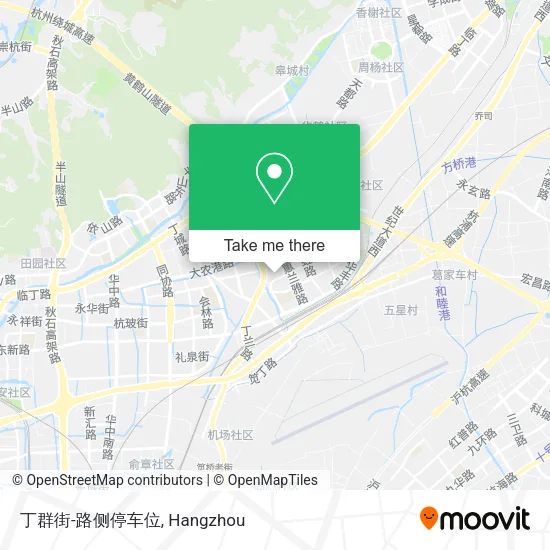 丁群街-路侧停车位 map