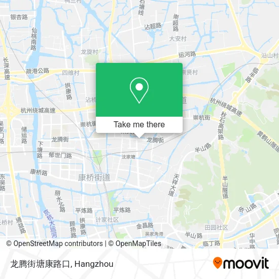 龙腾街塘康路口 map