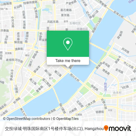 交投绿城·明珠国际南区1号楼停车场(出口) map