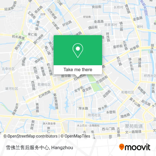 雪佛兰售后服务中心 map