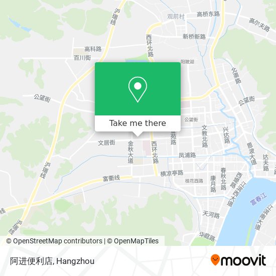 阿进便利店 map