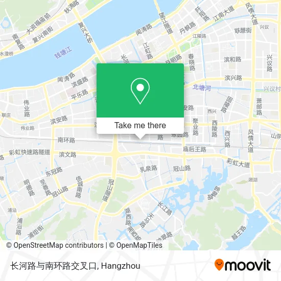 长河路与南环路交叉口 map
