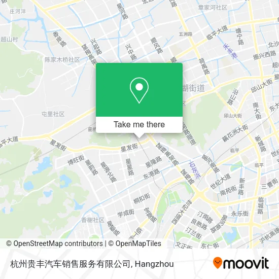杭州贵丰汽车销售服务有限公司 map