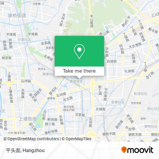 平头面 map