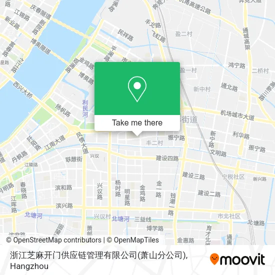 浙江芝麻开门供应链管理有限公司(萧山分公司) map