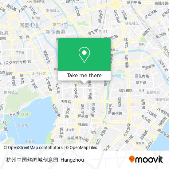 杭州中国丝绸城创意园 map