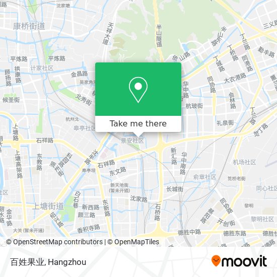百姓果业 map