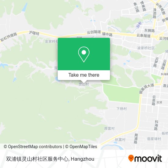 双浦镇灵山村社区服务中心 map