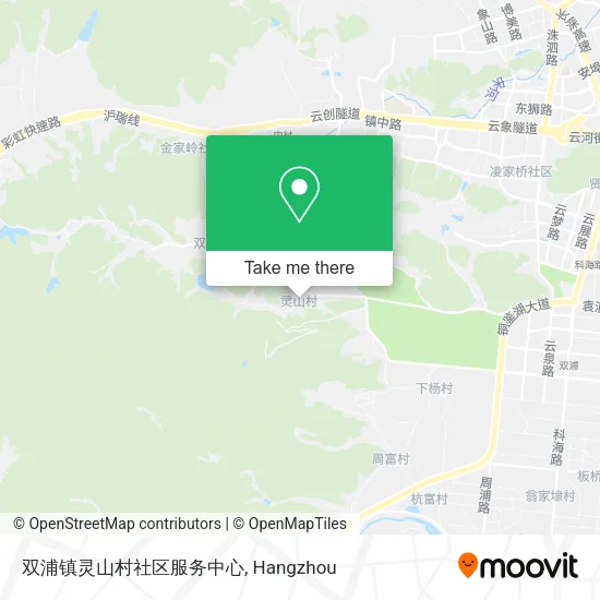 双浦镇灵山村社区服务中心 map