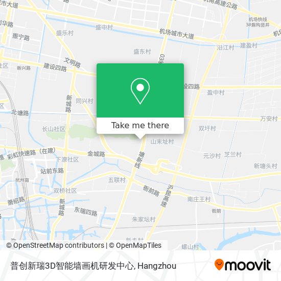 普创新瑞3D智能墙画机研发中心 map