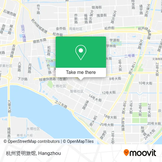 杭州贤明旅馆 map