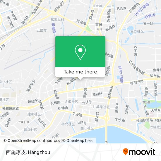 西施凉皮 map