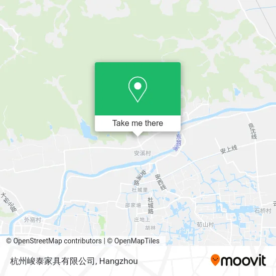 杭州峻泰家具有限公司 map
