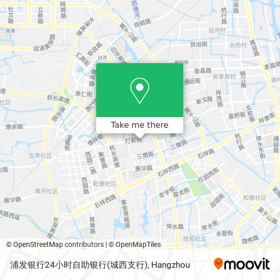 浦发银行24小时自助银行(城西支行) map
