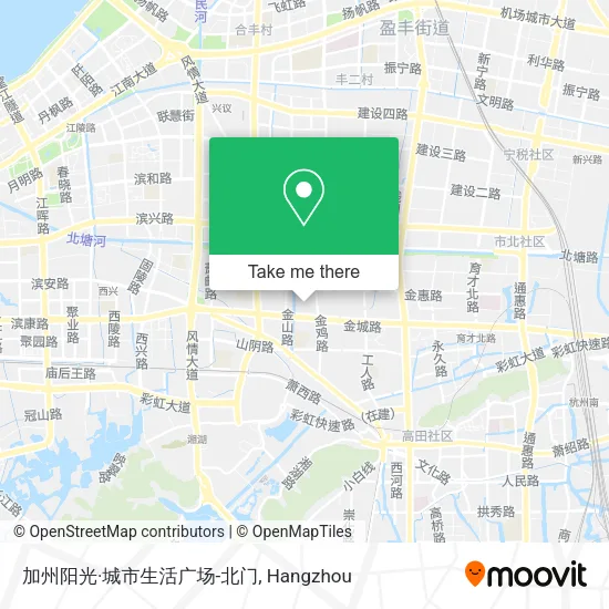 加州阳光·城市生活广场-北门 map