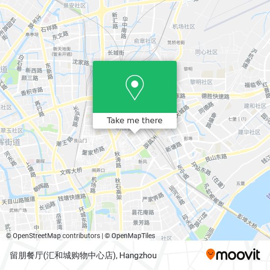 留朋餐厅(汇和城购物中心店) map