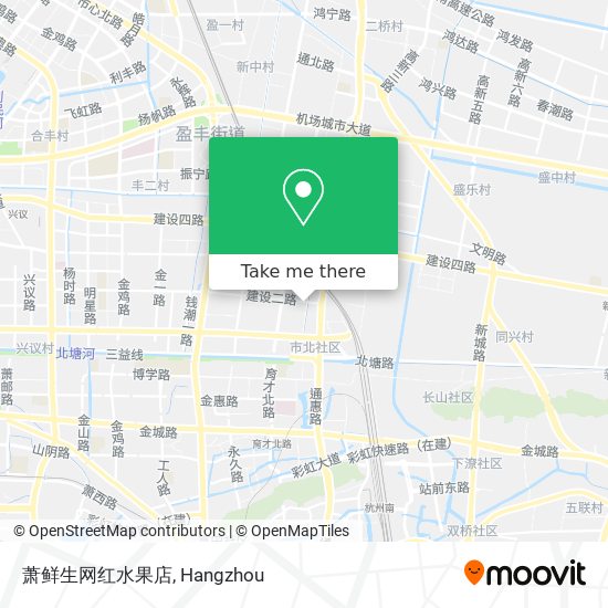 萧鲜生网红水果店 map