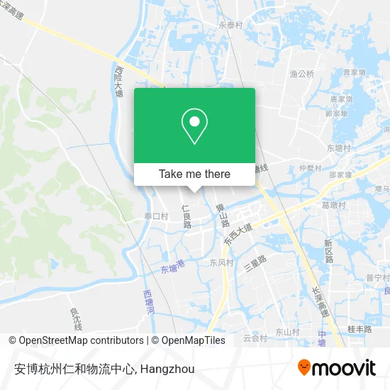 安博杭州仁和物流中心 map