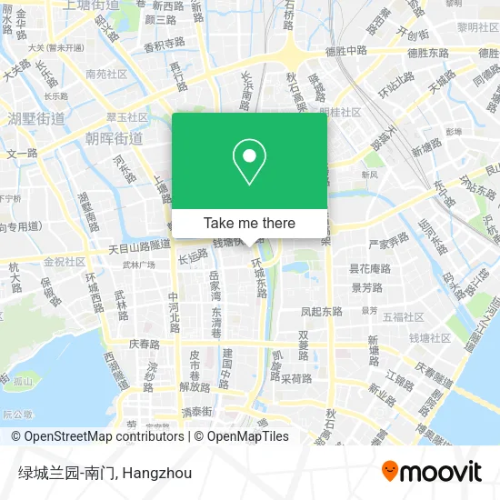 绿城兰园-南门 map