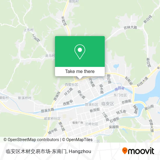 临安区木材交易市场-东南门 map