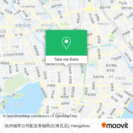杭州烟草公司配送香烟商店(青瓦店) map