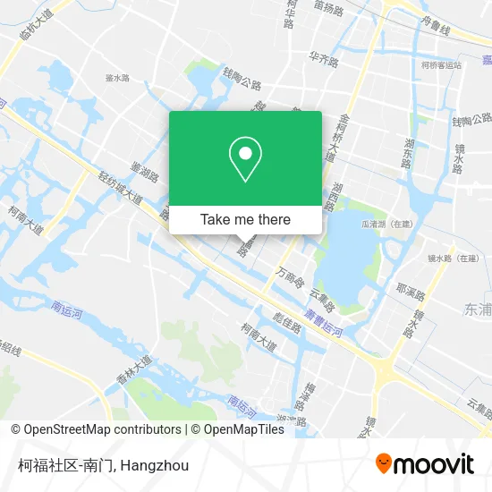 柯福社区-南门 map