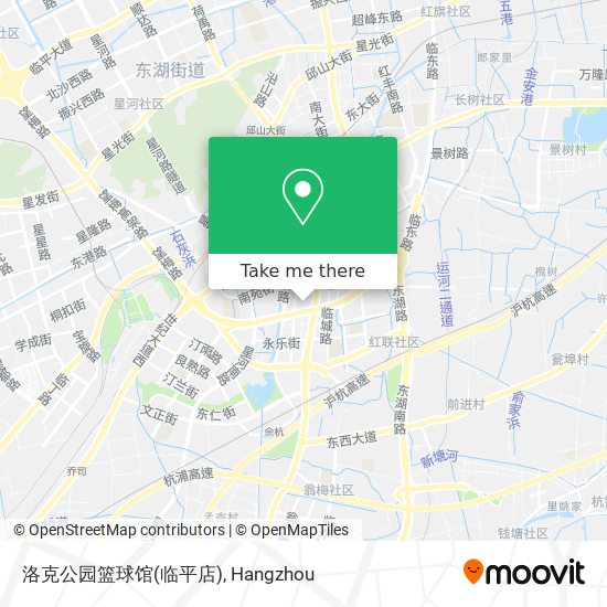洛克公园篮球馆(临平店) map