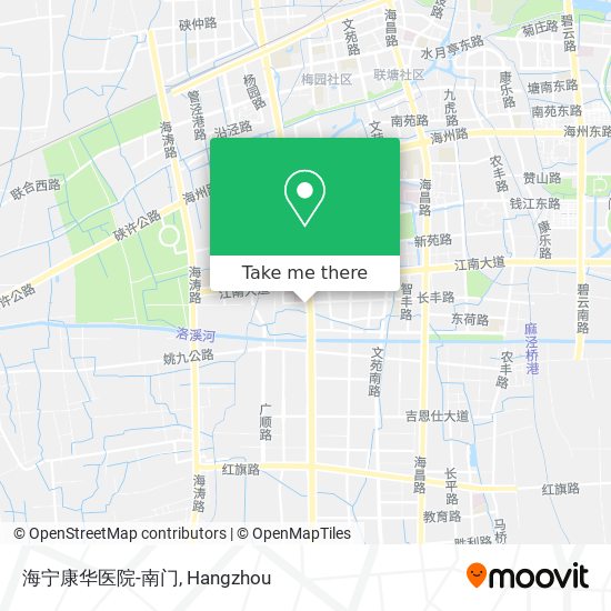海宁康华医院-南门 map