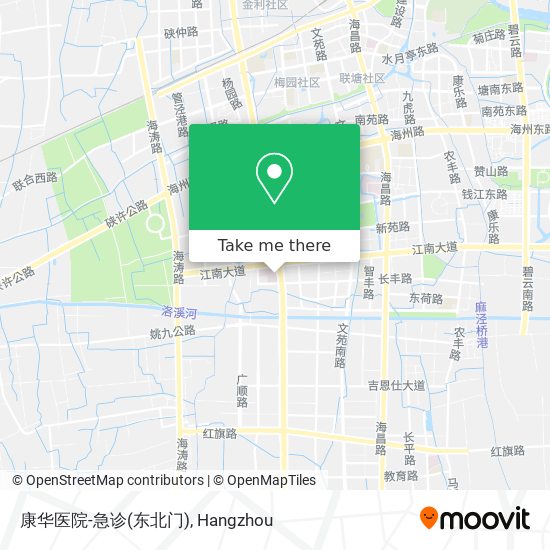 康华医院-急诊(东北门) map