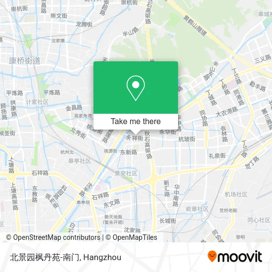 北景园枫丹苑-南门 map