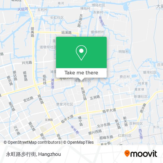 永旺路步行街 map