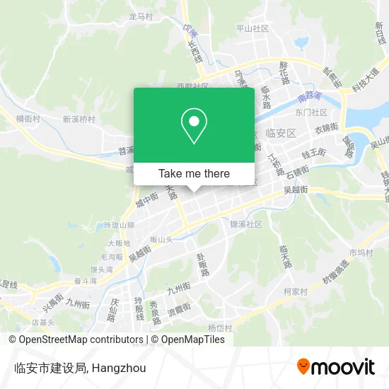 临安市建设局 map