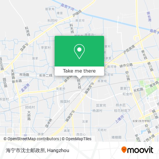 海宁市沈士邮政所 map